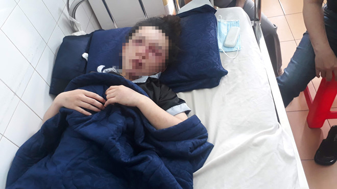 Chị V. đang được điều trị tại Bệnh viện đa khoa tỉnh Gia Lai