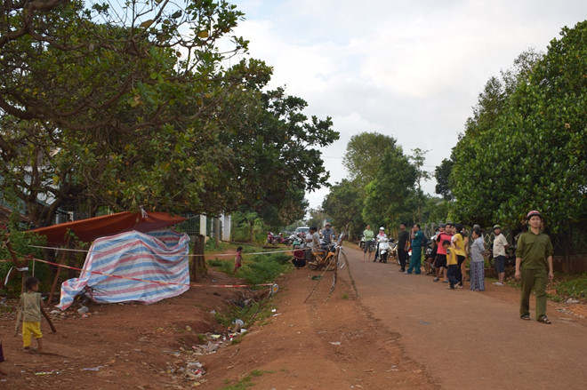 Hiện trường xảy ra vụ án