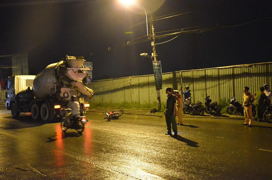 Hiện trường tai nạn.