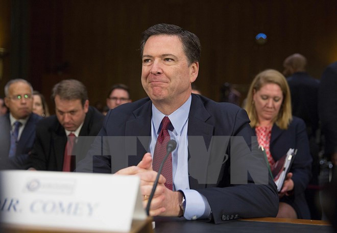 Giám đốc Cục Điều tra liên bang Mỹ James Comey. (Nguồn: AFP/TTXVN)