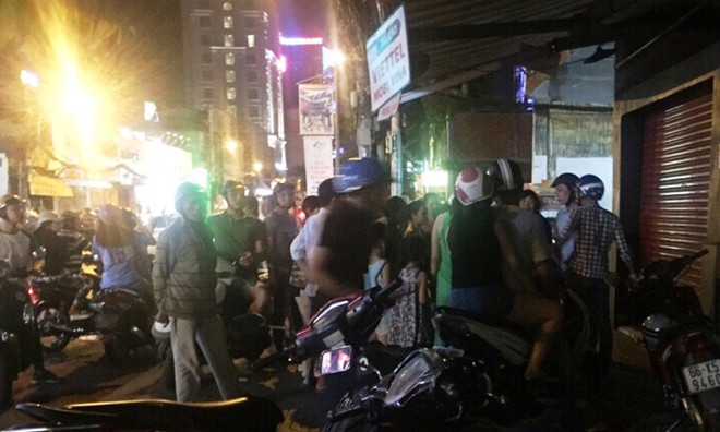 Hiện trường vụ việc.