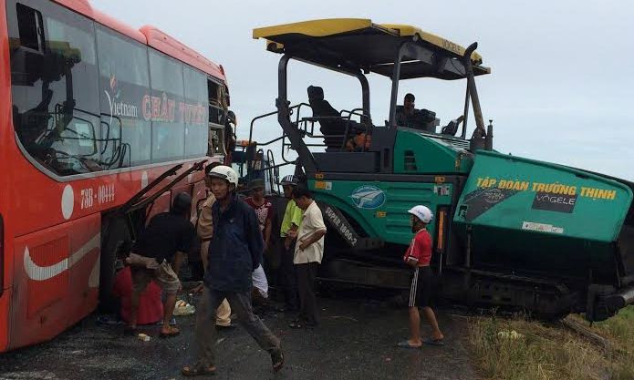 Hiện trường tai nạn.