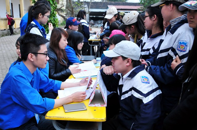 Sôi động chương trình Hành trang sĩ tử 2014 