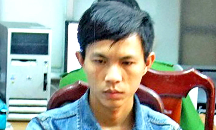 Đối tượng Linh tại cơ quan điều tra