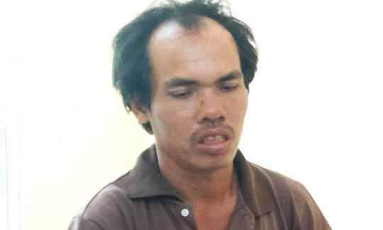 Phan Văn Mừng tại cơ quan công an