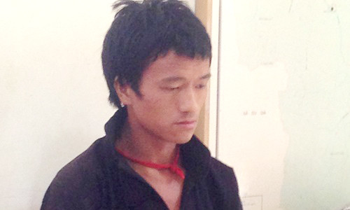 Đối tượng Lù A Vàng tại cơ quan điều tra