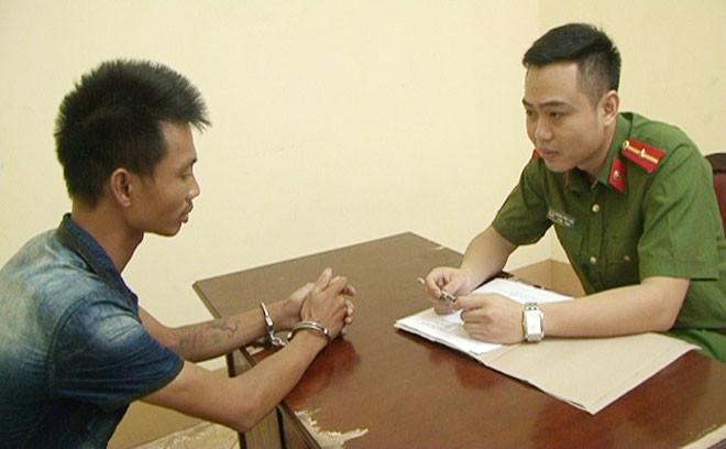 Trần Đăng Tuấn khai nhận hành vi phạm tội tại cơ quan Công an