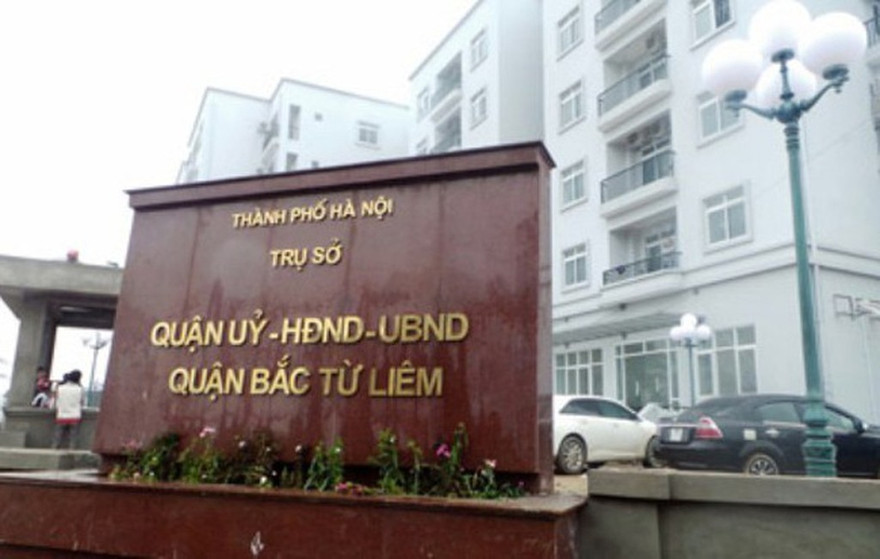 Trụ sở UBND quận Bắc Từ Liêm. Ảnh minh họa