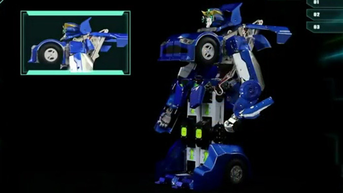 Nhật chế robot biến hình thành ôtô