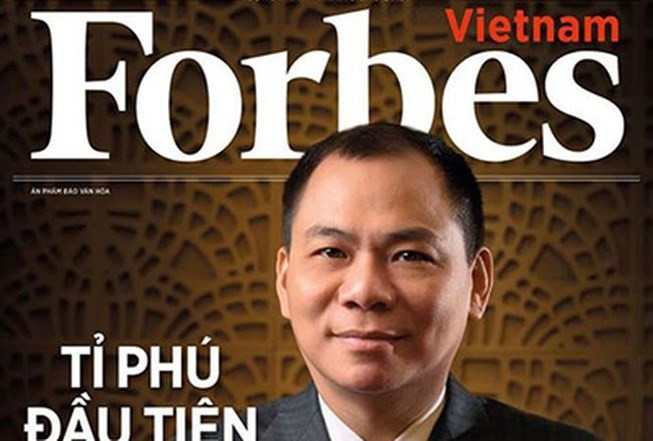 Tài sản ông Phạm Nhật Vượng đạt 6 tỷ USD