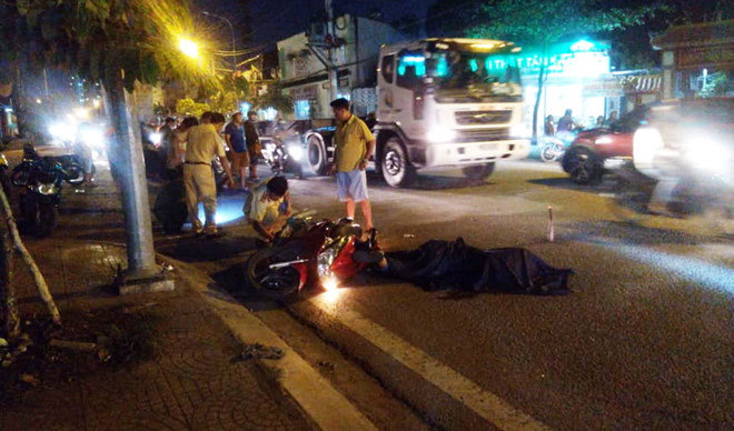 Hiện trường vụ tai nạn