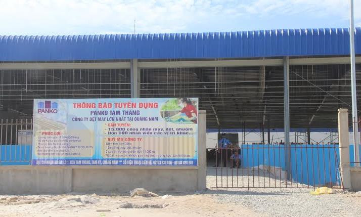 Công ty Dệt may Panko đối thoại với công nhân nhưng không cho phóng viên tham dự.