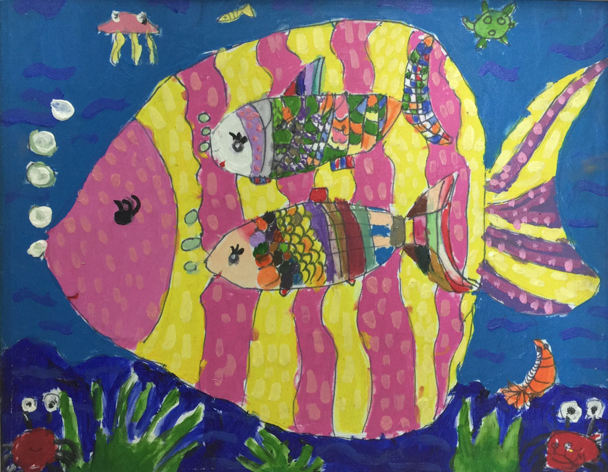 Học sinh bán đấu giá tranh gây quỹ từ thiện