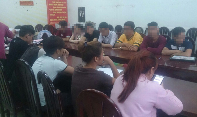 Các nghi can trong vụ việc bị công an triệu tập.