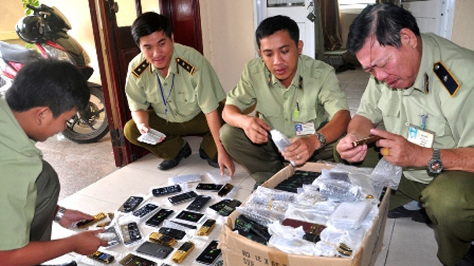 Số điện thoại được đưa về Đội QLTT số 2 để xử lý.