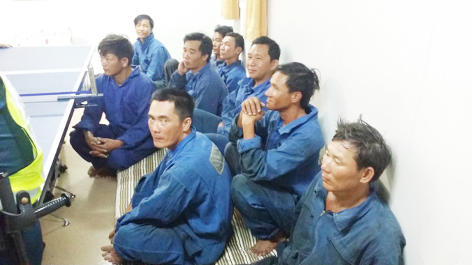 Các thuyền viên được giải cứu