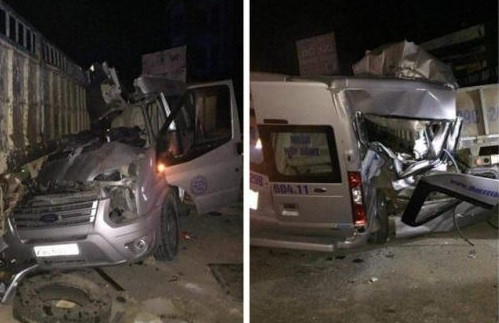 Hiện trường vụ tai nạn.