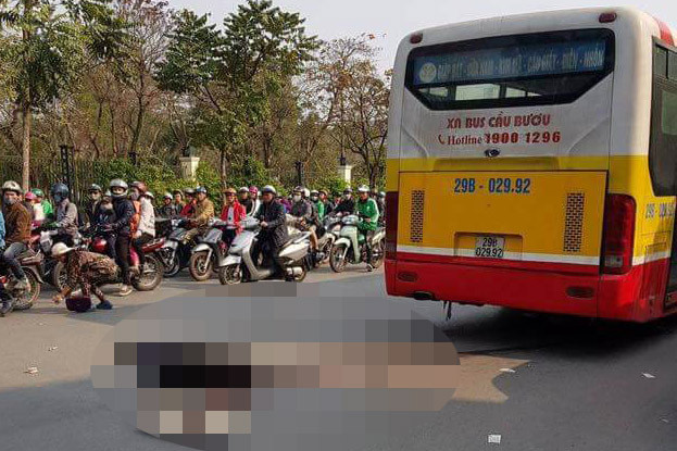 Hiện trường vụ tai nạn.