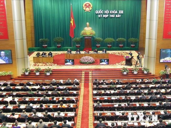 Toàn cảnh khai mạc Kỳ họp sáng nay, 20/5. Ảnh: Nhan Sáng(TTXVN)