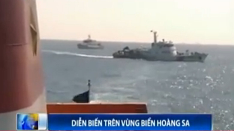 Diễn biến trên vùng biển Hoàng Sa ngày 21/5