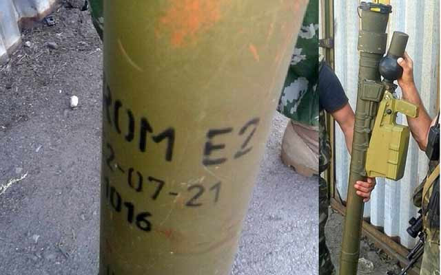 Hệ thống tên lửa phòng không vác vai do Ukraine tịch thu ở Kramatorsk.