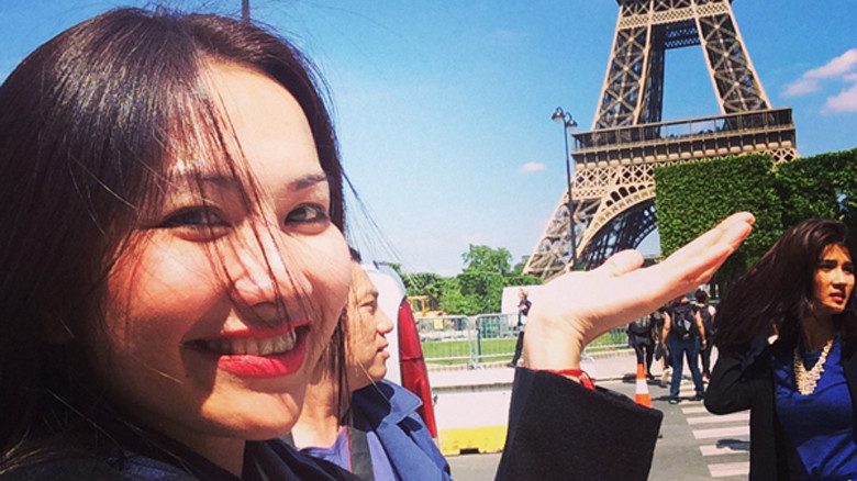 Kim Hiền rạng ngời du ngoạn nước Pháp