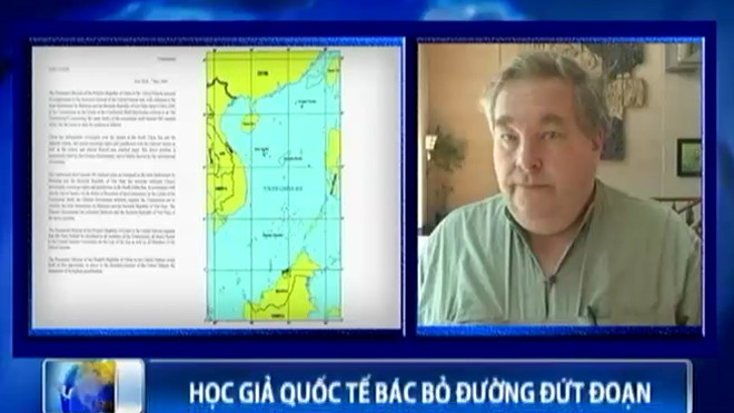 Học giả trên thế giới bác bỏ đường lưỡi bò của Trung Quốc vẽ ra.