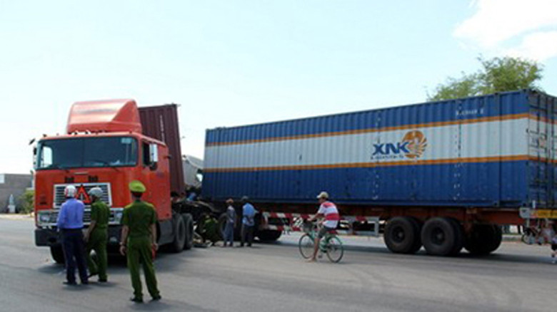 Hiện trường vụ tai nạn (Ảnh: Người lao động)