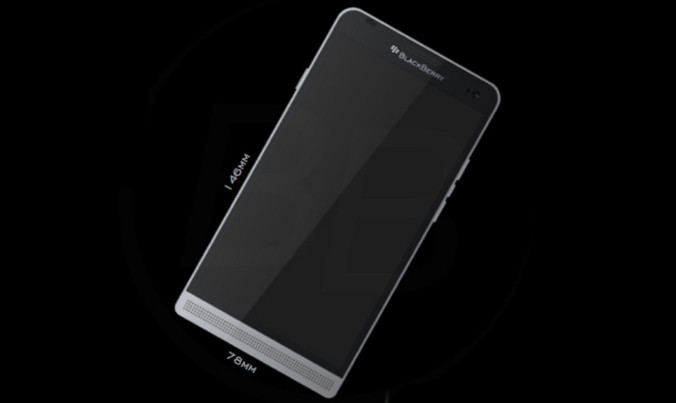 Hình ảnh được cho là BlackBerry Hamburg với màn hình cảm ứng lớn, không còn bàn phím cứng.