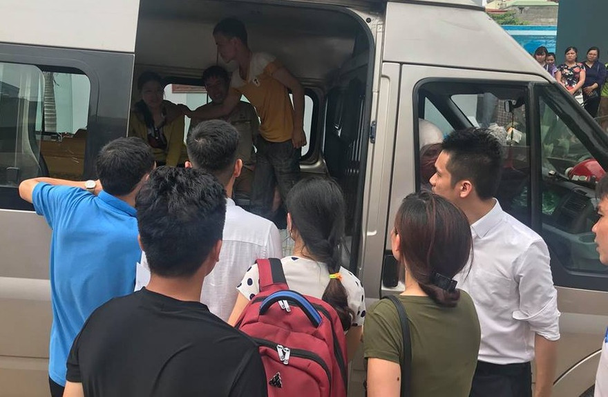 Các nạn nhân được đưa về Nghệ An vào buổi chiều cùng ngày.