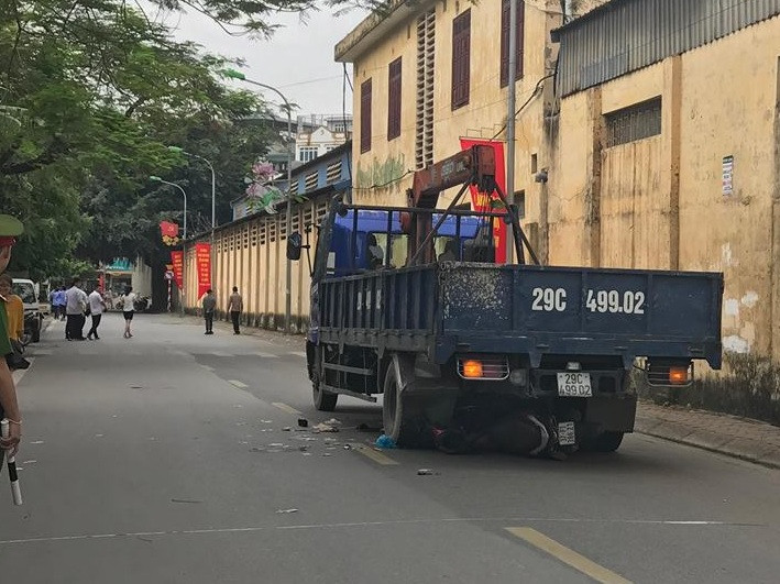 Hiện trường vụ tai nạn.