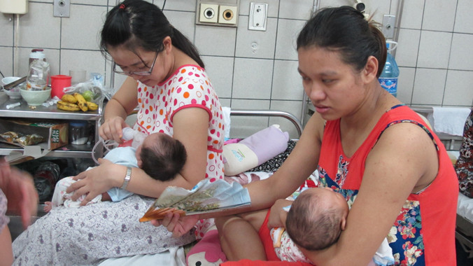 Bệnh nhân điều trị bệnh viêm đường hô hấp tại BV Bạch Mai