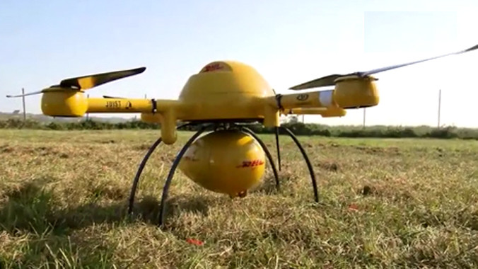 Giao bưu kiện bằng máy bay không người lái