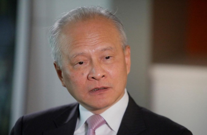 Đại sứ Trung Quốc tại Mỹ Thôi Thiên Khải. (Ảnh: Reuters)