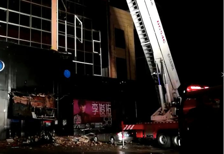 Hiện trường vụ tai nạn. (Ảnh: Xinhua)