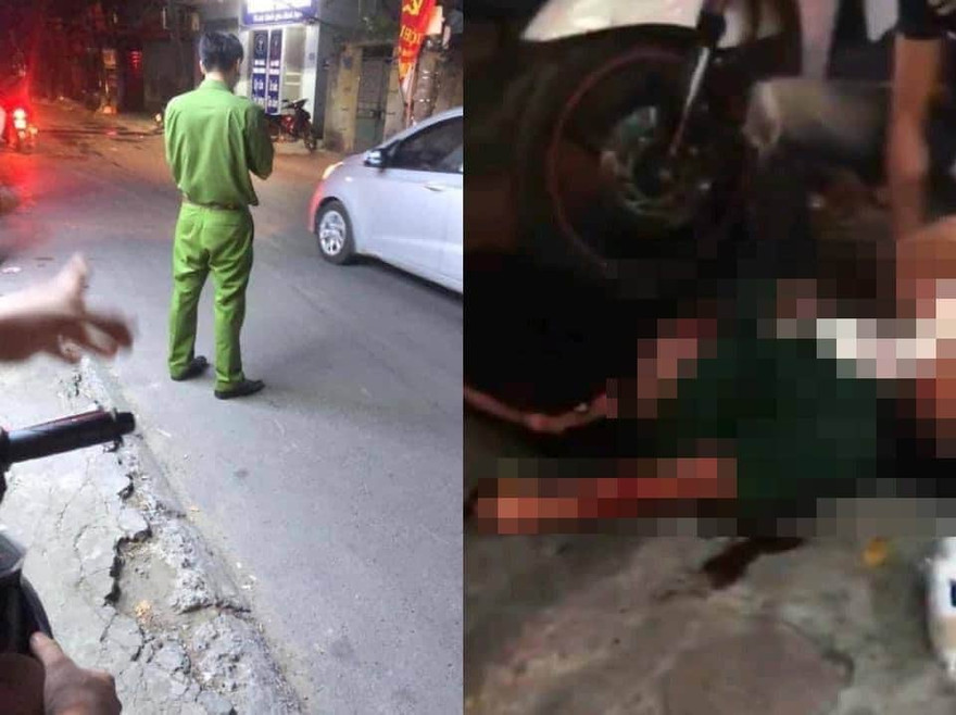 Hiện trường vụ việc.