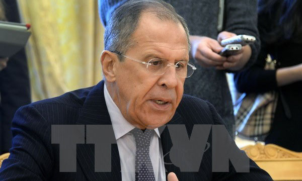 Ngoại trưởng Nga Sergei Lavrov. (Nguồn: AFP/TTXVN)