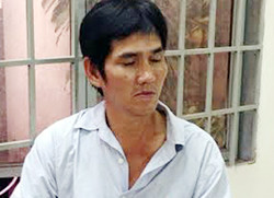 Phương tại cơ quan điều tra. Ảnh: N.V.