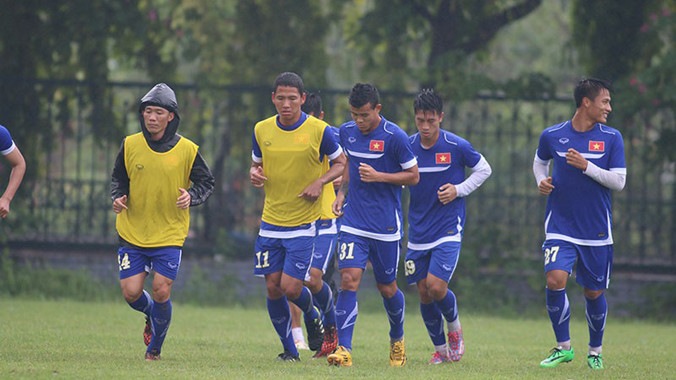 Thời tiết không ủng hộ ĐTVN những ngày qua.