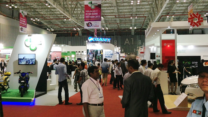 Các sản phẩm Hàn Quốc tại Vietnam Expo.