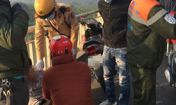 Hiện trường vụ việc.