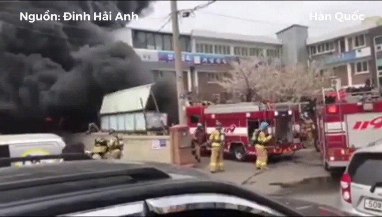 Hiện trường vụ hoả hoạn.