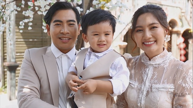 Sau khi ly hôn, bé Louis hiện ở với mẹ- diễn viên Ngọc Lan.