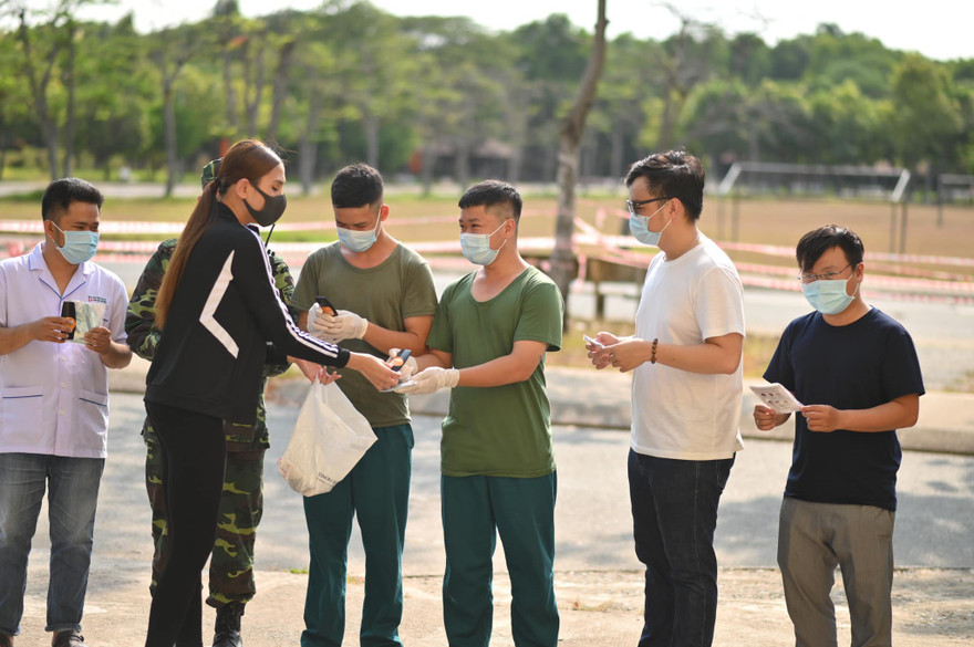 Trước đó, Võ Hoàng Yến đã kêu gọi quyên góp số tiền 61 triệu đồng tặng cho khu cách ly ở Bình Dương.