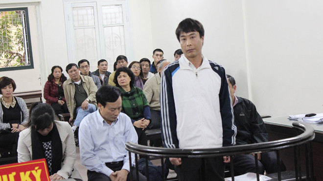 Các bị cáo tại tòa