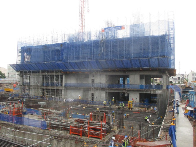 Dự án Gateway Thảo Điền đang thi công.