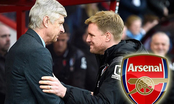 Eddie Howe sẽ thay thế HLV Wenger dẫn dắt Arsenal vào hè 2017?