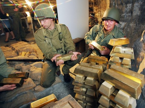Quân đội Mỹ tìm thấy kho báu khổng lồ của Đức Quốc xã ở làng Merkers thuộc bang Thüringen. (Ảnh minh họa).