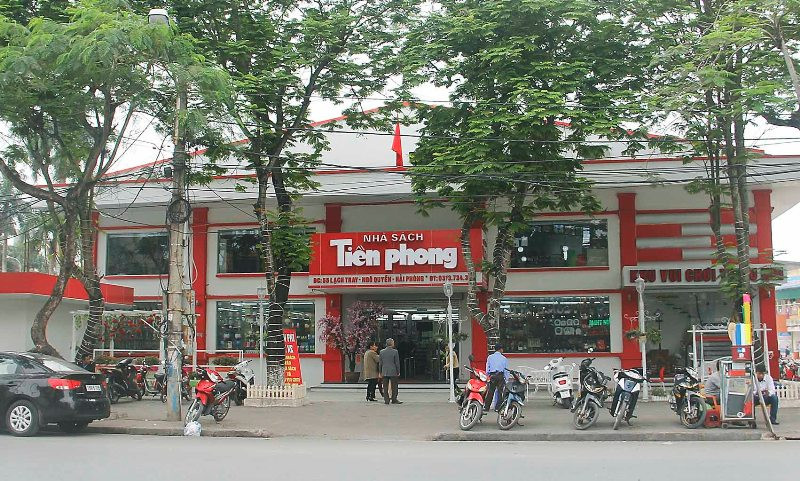 Nhà sách Tiền Phong Hải Phòng.