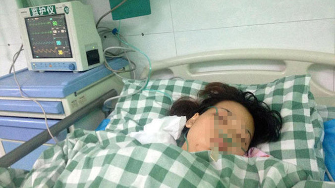 Chen Jiatin đang được theo dõi sức khỏe tại bệnh viện. Ảnh: Shanghaiist.